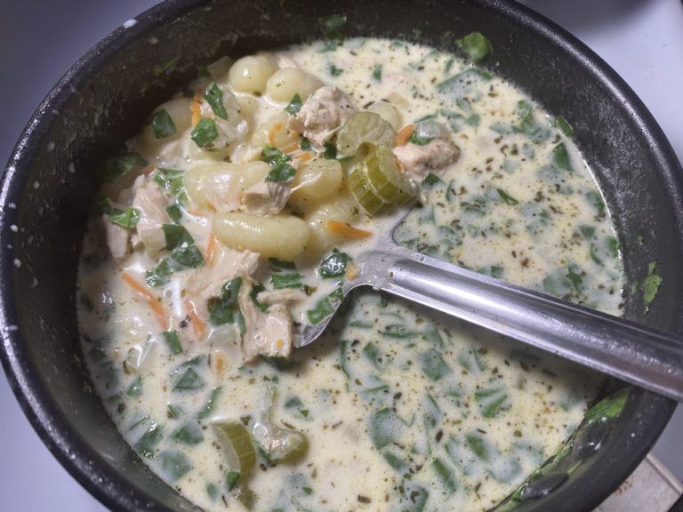 A Simple, Yet Hearty Dish — Chicken Gnocchi Soup