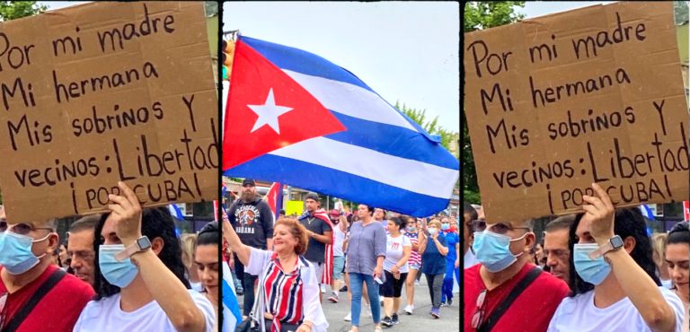 Hudson County Marches For Cuban Liberation
