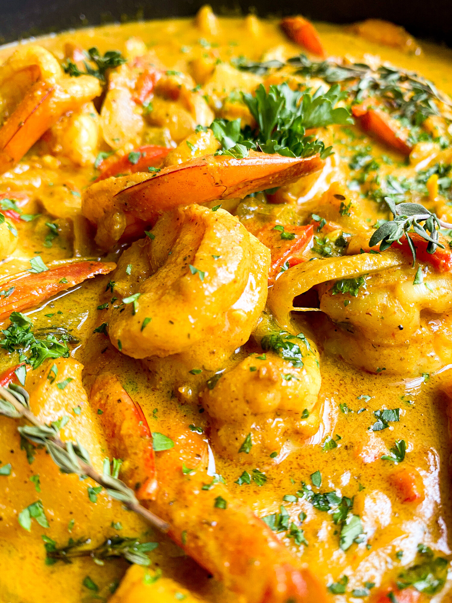 A Caribbean Classic — Curry Shrimp