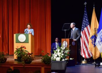 Putting The People First: Hoboken Mayor Emily Jabbour And Jersey City Mayor James Solomon Promise Honesty And Efficiency During Inauguration