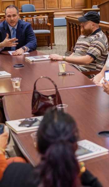 The Jersey City Communications Department hosted an influencer event at City Hall which included a tour and a Q and A with the Mayor.   Shot on May 12, 2026. (Jennifer Brown/City of Jersey City)