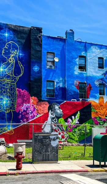 As Above, So Below (Past, Present, Future Forward)” Mural on Ocean and Bidwell Avenues, near the Greenville section of Jersey City,