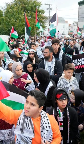 Protest in Paterson to demand ceasefire